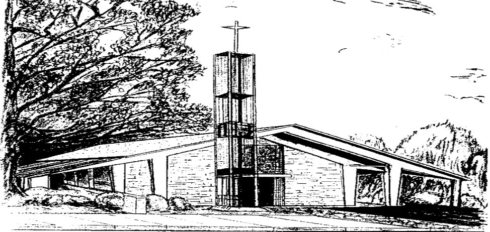 front facade of church